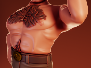 Saxton Hale Team Fortress 2 Modelo de impresión 3D