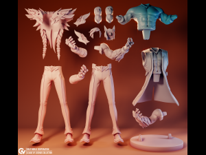Sett League of Legends 3D printmodel