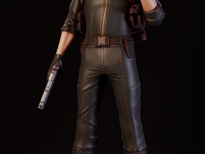 Albert Wesker Resident Evil 3D Print Model