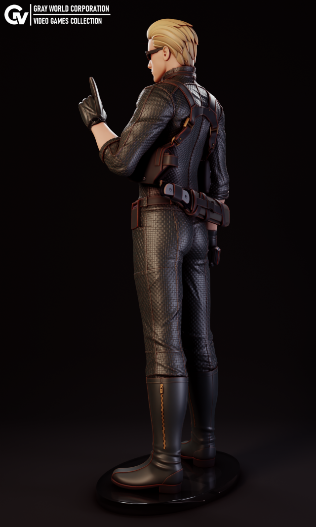 Download Albert Wesker Resident Evil 3D Model