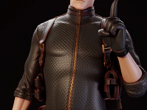 Albert Wesker Resident Evil 3D Print Model