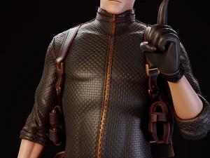 Albert Wesker Resident Evil 3D Print Model