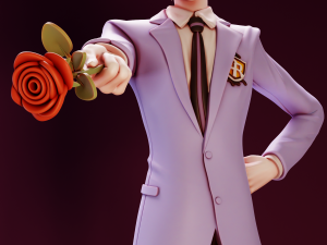 Tamaki Suoh Ouran High School Host Club Model Cetak 3D