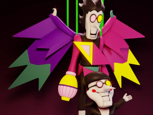 Спамтон Дельтарун 3D Принт Модель