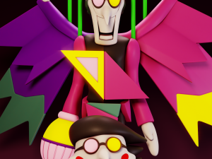 Spamton Deltarune 3D 打印模型
