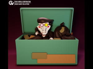 Spamton Deltarune 3D 打印模型