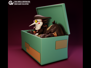 Spamton Deltarune 3D 打印模型
