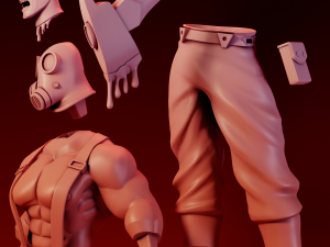 Buff Pyro Team Fortress 2 3D Print Model