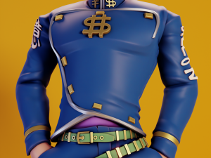Okuyasu Nijimura JoJos Bizarre Adventure 3D-printmodel