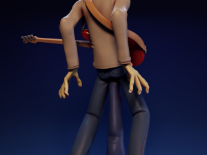 Murdoc Clint Eastwood Gorillaz 3Dプリントモデル