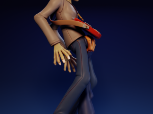 Murdoc Clint Eastwood Gorillaz 3Dプリントモデル