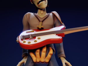 Murdoc Clint Eastwood Gorillaz 3Dプリントモデル