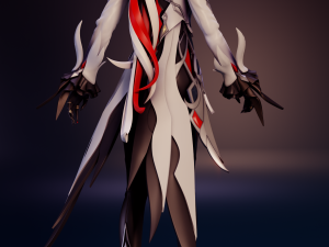 Arlecchino Genshin Impact Modelo de Impressão 3D
