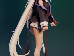 Sunohara Kokona Blue Archive Modèles 3D en vedette