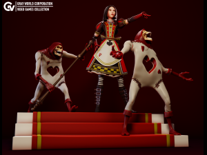 Alice Royal Suit Alice Madness Returns 3D Print Model