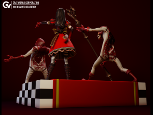 Alice Royal Suit Alice Madness Returns Modello di stampa 3D