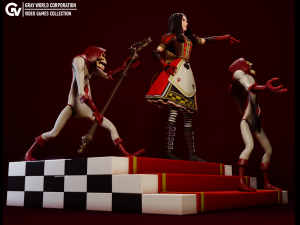 Alice Royal Suit Alice Madness Returns Modello di stampa 3D