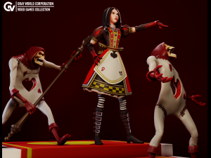 Alice Royal Suit Alice Madness Returns Modello di stampa 3D