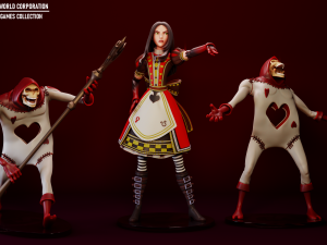 Alice Royal Suit Alice Madness Returns Modello di stampa 3D