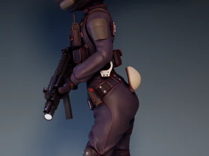 Judy Hopps SWAT Zootopia 3D Print Model