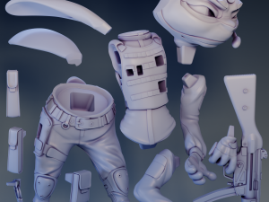 Judy Hopps SWAT Zootopia 3D Принт Модель
