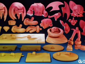 Rouge Knuckles Holidays Time Sonic The Hedgehog 3D Print Model