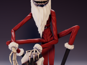 Jack Skellington Santa Suit The Nightmare Before Christmas 3Dプリントモデル