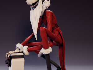 Jack Skellington Santa Suit The Nightmare Before Christmas 3D 프린트 모델