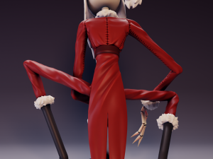 Jack Skellington Santa Suit The Nightmare Before Christmas 3D 프린트 모델