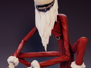 Jack Skellington Santa Suit The Nightmare Before Christmas 3D 프린트 모델
