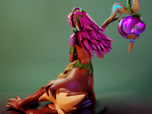 Lillia League of Legends 3D Принт Модель