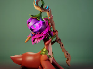 Lillia League of Legends 3D Print Model