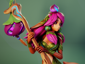 Lillia League of Legends 3D Принт Модель