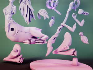Lillia League of Legends 3D Принт Модель