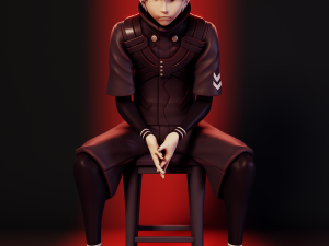 Kaneki Ken Tokyo Ghoul 3D प्रिंट मॉडल