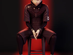 金木研 東京グール 3Dプリントモデル