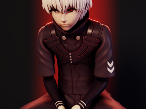 Kaneki Ken Tokyo Ghoul 3D Print Model