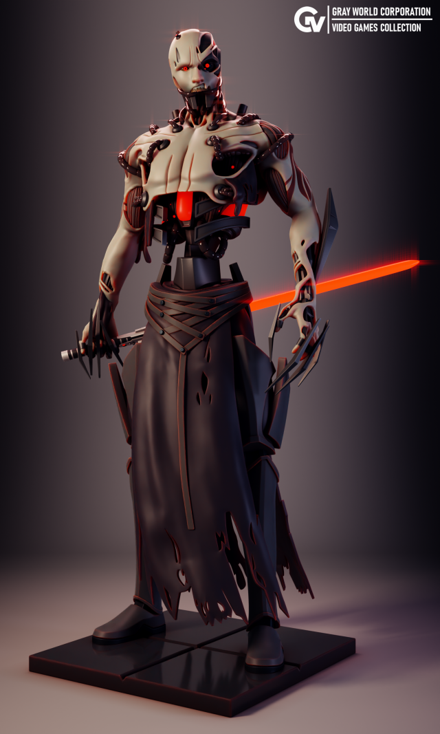 Lord Starkiller STAR WARS - The Force Unleashed Modèles 3D en vedette .c4d .max .obj .3ds .fbx .stl .blend 