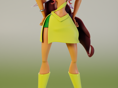 Layla Fairy Form Winx Club 3D Print Model