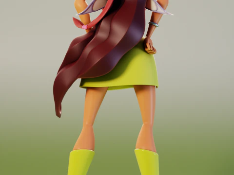 Layla Fairy Form Winx Club 3D Print Model