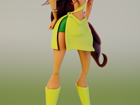 Layla Fairy Form Winx Club 3D printmodel