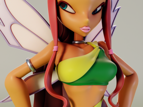 Layla Fairy Form Winx Club 3D printmodel