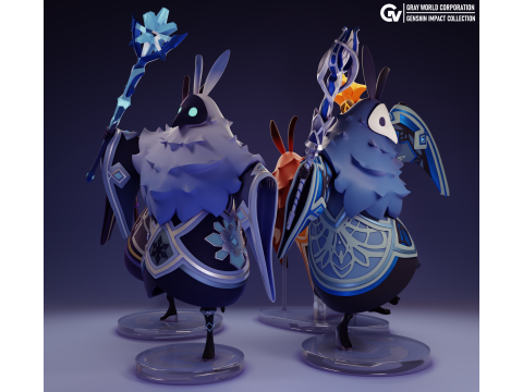 Abyss Mages Genshin Impact 3Dプリントモデル
