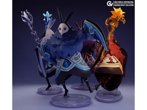 Abyss Mages Genshin Impact 3D Print Model