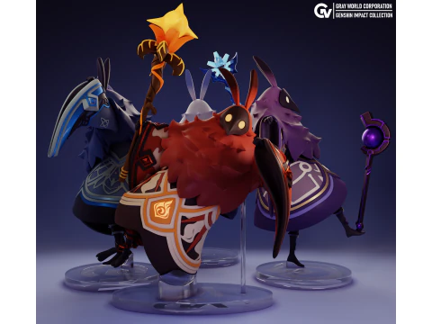 Abyss Mages Genshin Impact 3D Print Model
