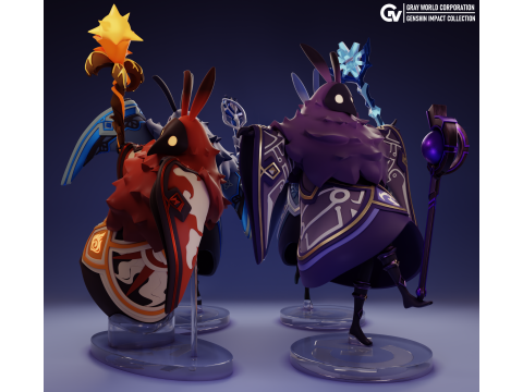 Abyss Mages Genshin Impact 3D प्रिंट मॉडल
