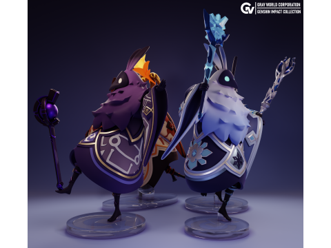 Abyss Mages Genshin Impact 3D प्रिंट मॉडल