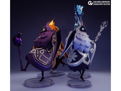 Abyss Mages Genshin Impact 3D Print Model