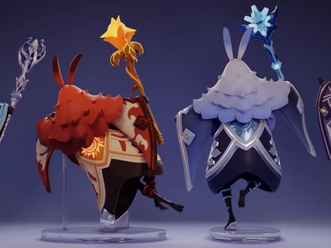 Abyss Mages Genshin Impact 3D Print Model