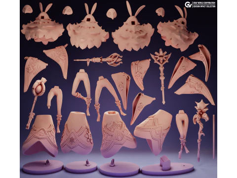 Abyss Mages Genshin Impact 3D Print Model